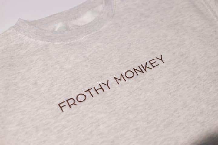 Frothy Monkey Embroidered Sweatshirt - Image 3