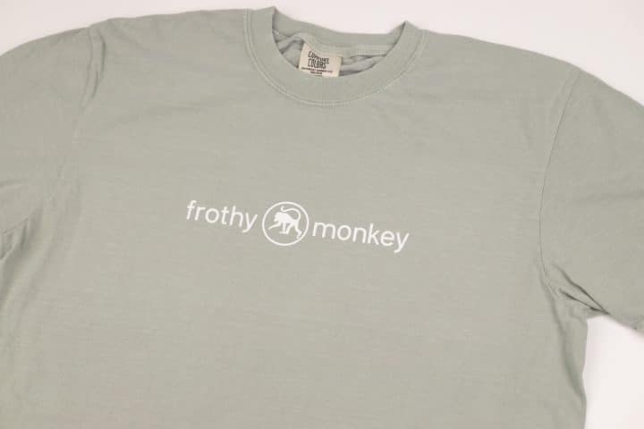 Frothy Monkey T-Shirt (Bay Green) - Image 2