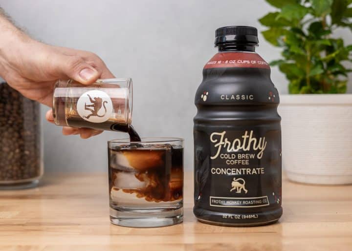 Frothy Cold Brew Coffee Concentrate 32oz - Image 2