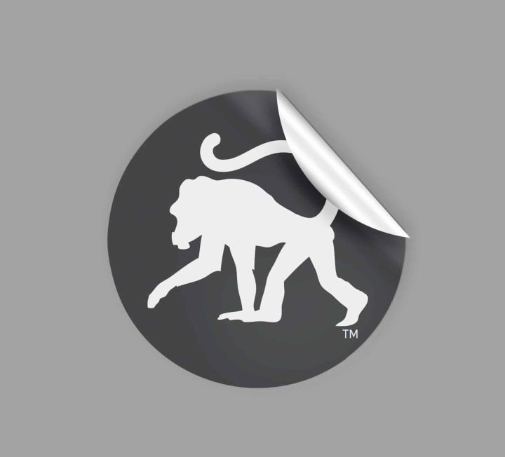 Frothy Monkey 3" Vinyl Decal - Image 2